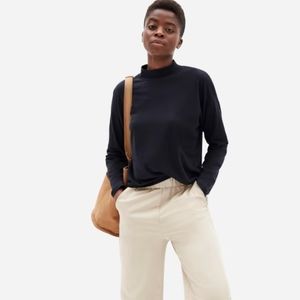 Everlane the Square Mockneck Tee | Turtleneck
